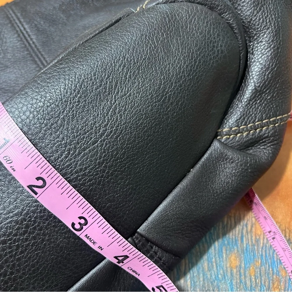 The Sak dark brown Leather Shoulder Bag